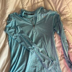 Nike blue Dri Fit long sleeve shirt
